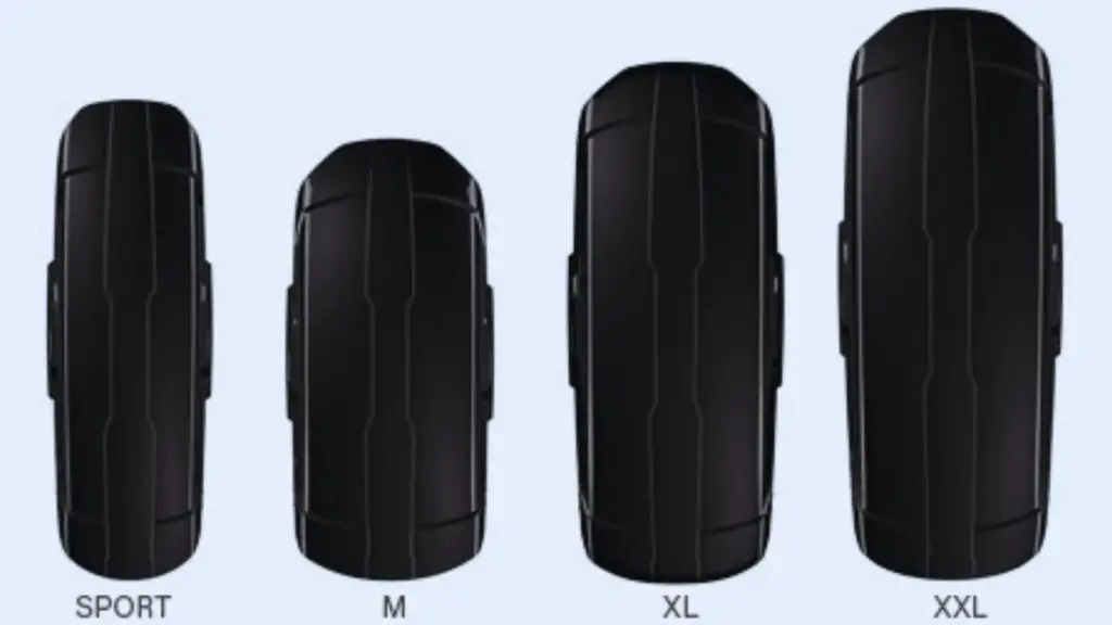 thule roof box sizes