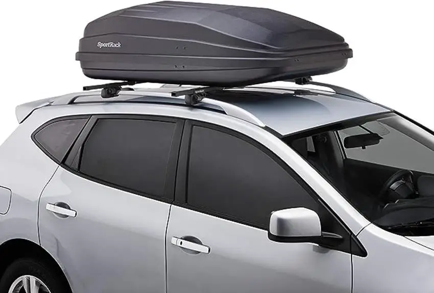 spacious roof cargo box