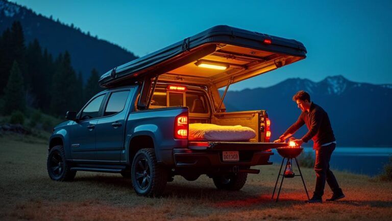 quick truck bed setup