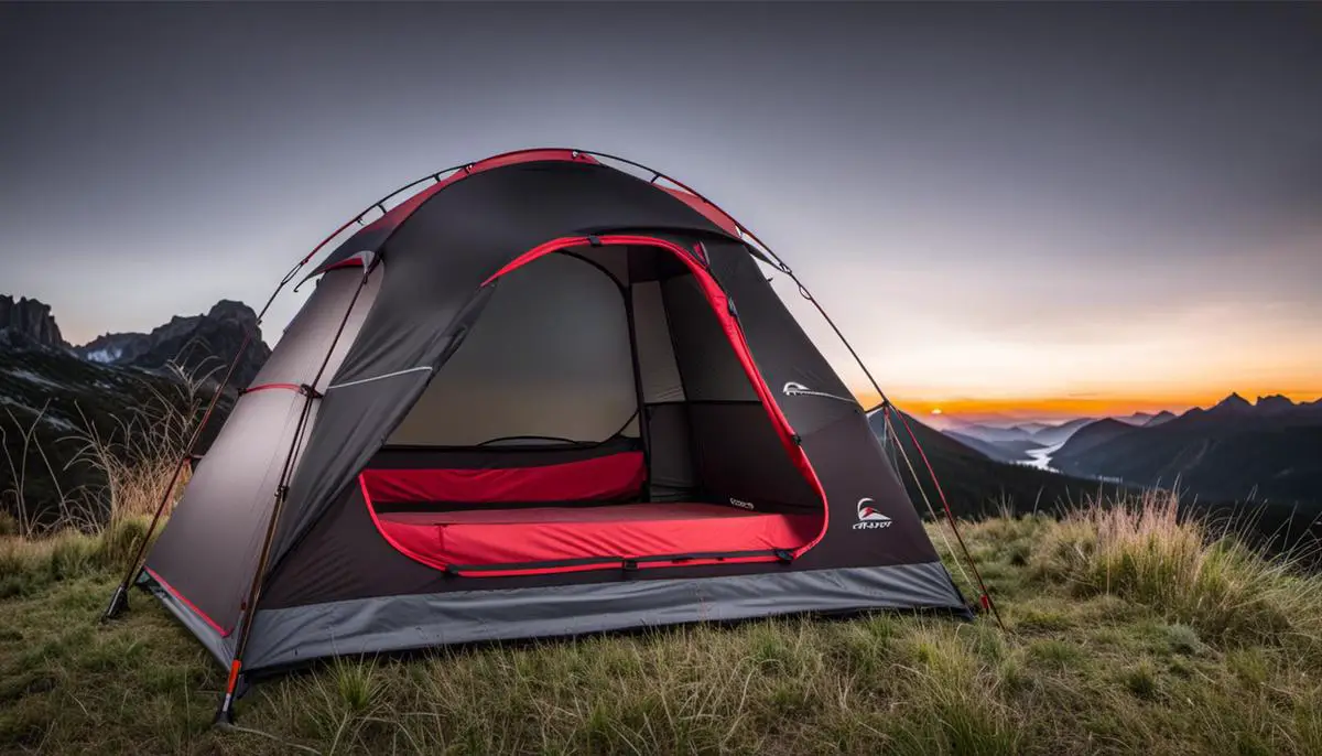 Image of the Skycamp Mini tent, a compact and lightweight camping tent by iKamper.